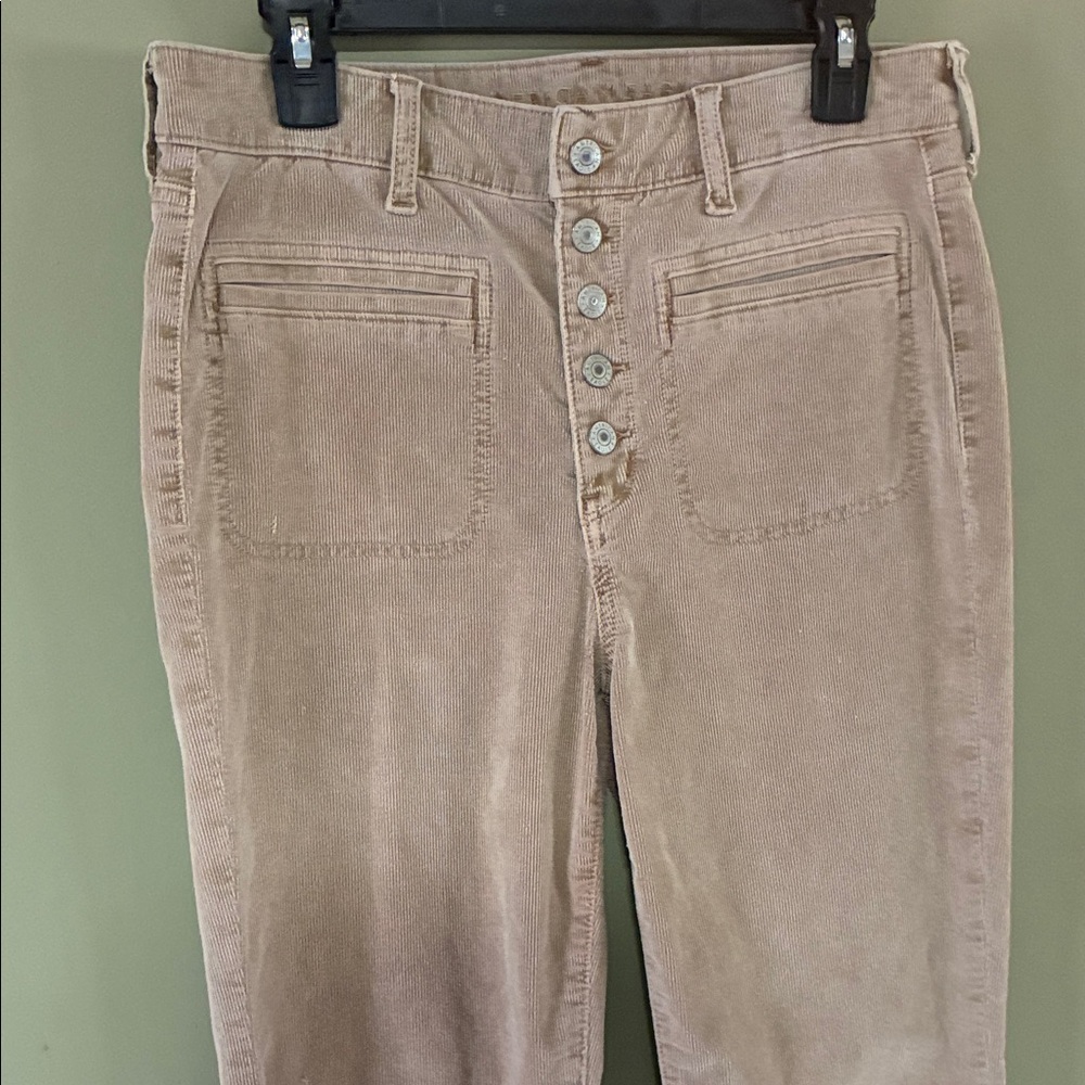 American Eagle Women's Tan Corduroy Jeans